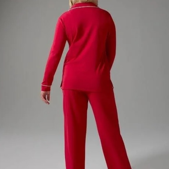 NWT Soma Embraceable Long Sleeve Pajama Set ~ Home At Last ~ SMALL - Picture 2 of 8